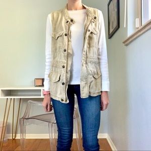Anthropologie Sanctuary Calloway Belted Vest
